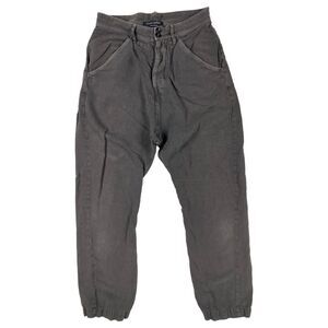 Hannes Roether Mens XS Pants Ankle Length Avant Garde Cotton Linen Victorian
